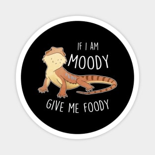 Bearded Dragon Lizard Moody Foody Magnet